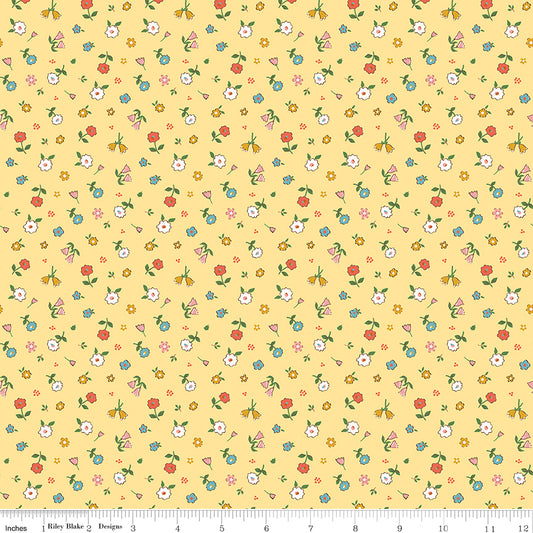 Cotton Nook Pretty Sunshine Fabric by Minki Kim | Riley Blake